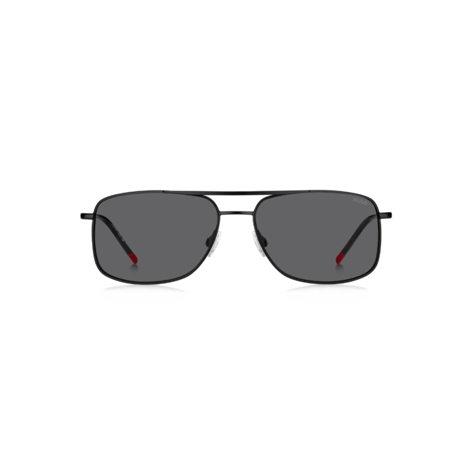 Óculos de Sol Hugo Boss HG 1287/S OIT 59IR S Metal Preto com lentes na cor Cinza 2