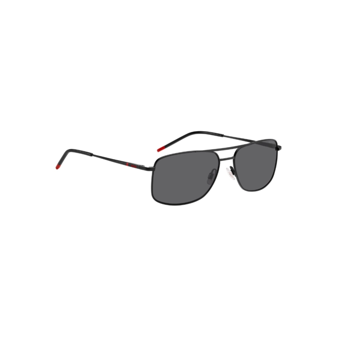 Óculos de Sol Hugo Boss HG 1287/S OIT 59IR S Metal Preto com lentes na cor Cinza 3