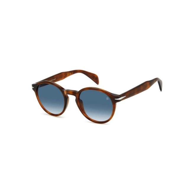 Óculos de Sol David Beckham DB 1178/S WR9 5008 S Acetato Marrom Mesclado com lentes na cor Azul 1