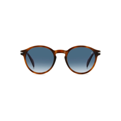 Óculos de Sol David Beckham DB 1178/S WR9 5008 S Acetato Marrom Mesclado com lentes na cor Azul