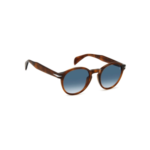 Óculos de Sol David Beckham DB 1178/S WR9 5008 S Acetato Marrom Mesclado com lentes na cor Azul