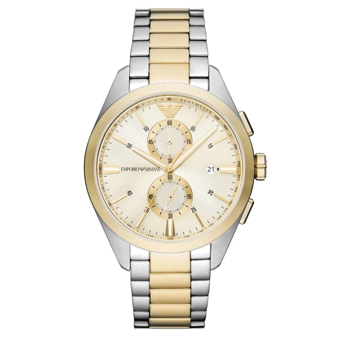 Relógio Emporio Armani Claudio Cronógrafo - AR11605B1 C1SK Dois Tons 1