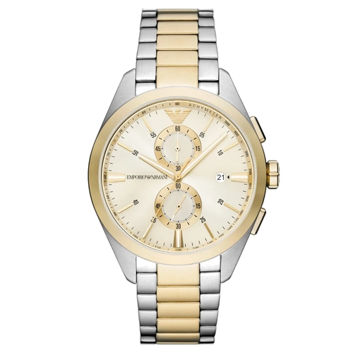 Relógio Emporio Armani Claudio Cronógrafo - AR11605B1 C1SK Dois Tons