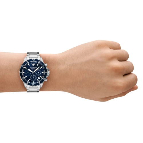 Relógio Emporio Armani Solar Cronógrafo - AR11681B1 D1SX Azul