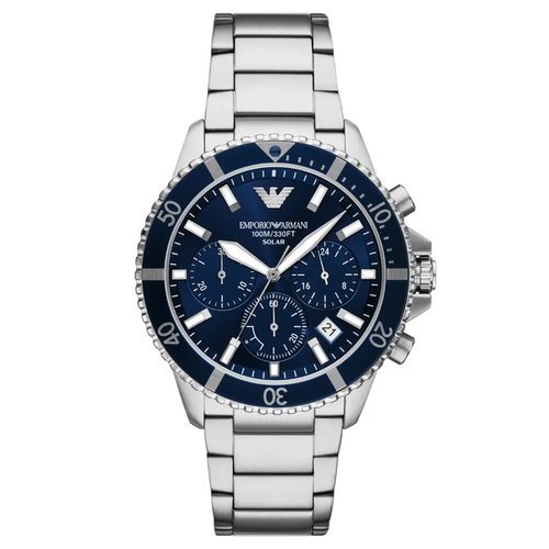 Relógio Emporio Armani Solar Cronógrafo - AR11681B1 D1SX Azul