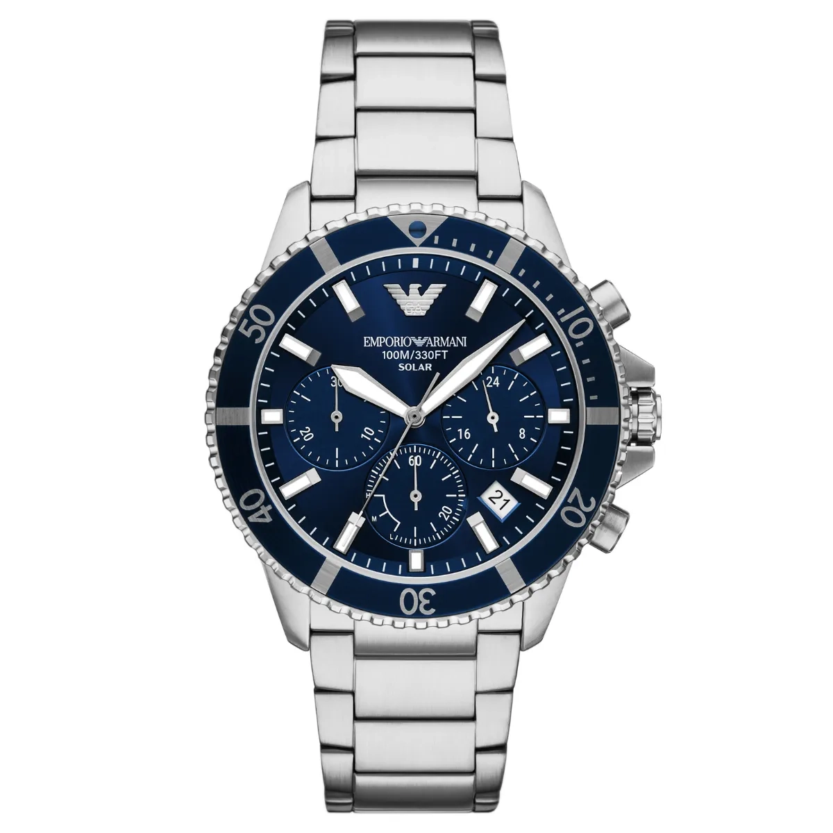 Relógio Emporio Armani Solar - AR11681B1 D1SX - Relógio Emporio