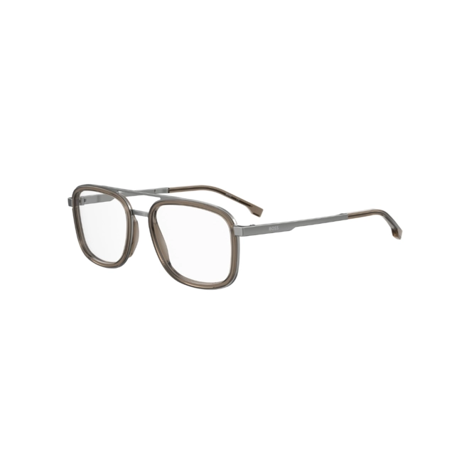 Óculos de Grau Hugo BOSS 1255 WIJ 5319 R Metal Cinza e Marrom 1