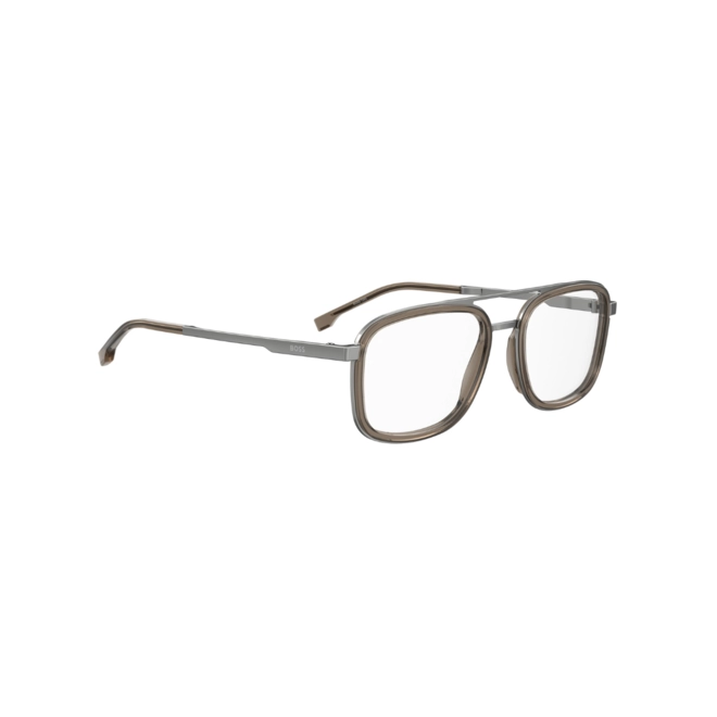 Óculos de Grau Hugo BOSS 1255 WIJ 5319 R Metal Cinza e Marrom 3