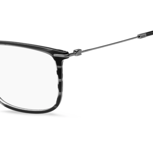 Óculos de Grau Hugo BOSS 1484 VQ7 5619 Acetato Preto Mesclado