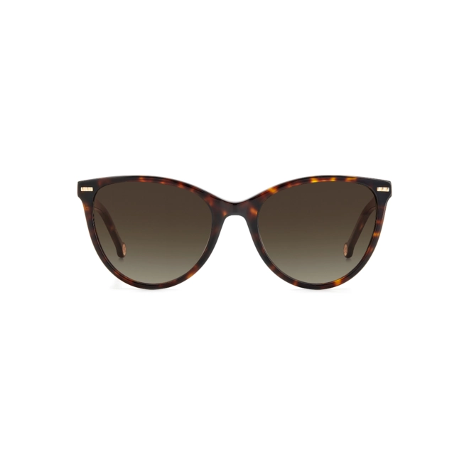 Óculos de Sol Carolina Herrera HER 0107/S O63 57HA Acetato Marrom Mesclado com lentes na cor Marrom Degradê 2