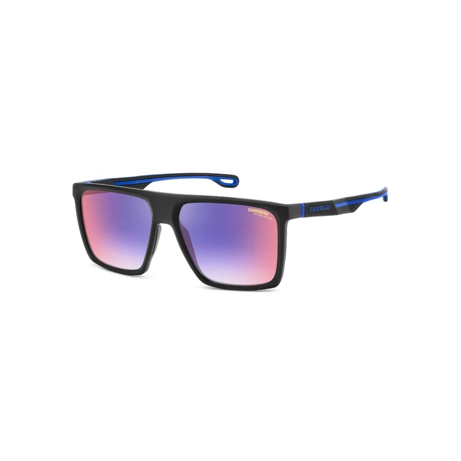 Óculos de Sol CARRERA 4019/S 807 58YB S Poliamida Preto com lentes na cor Azul e Vermelho Degradê 1