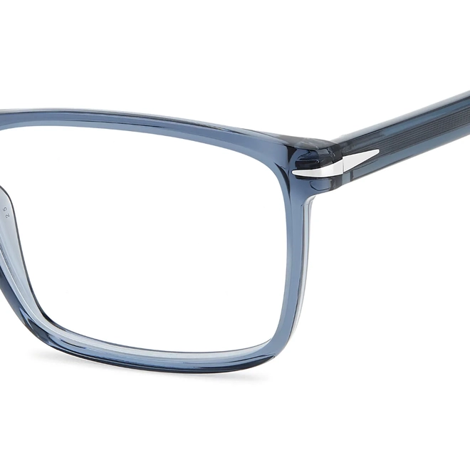 Óculos de Grau David Beckham DB 1020 PJP 5817 Acetato Azul 4