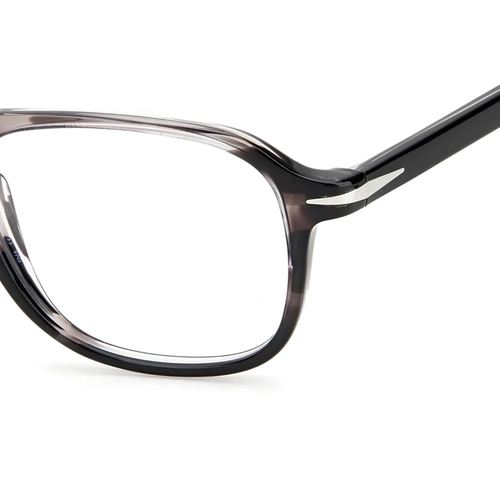 Óculos de Grau David Beckham DB 1053 2W8 5019 Acetato Cinza Mesclado