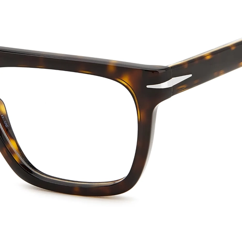 Óculos de Grau David Beckham DB 7096 086 5316 Acetato Marrom Mesclado