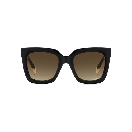 Óculos de Sol Missoni MIS 0126/S 807 52HA Acetato Preto e Marrom Mesclado com lentes na cor Marrom Degradê