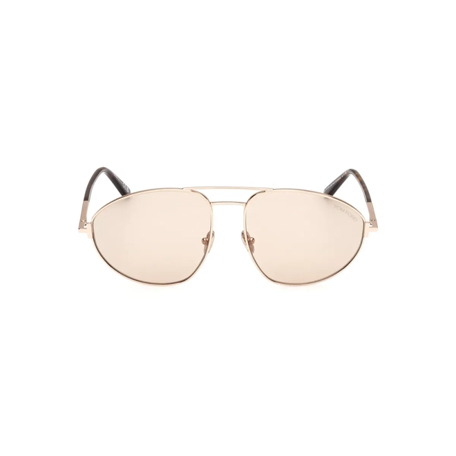 Óculos de Sol Tom Ford FT1095_6028E Metal Rose com lentes na cor Castanho Fotocromático 2