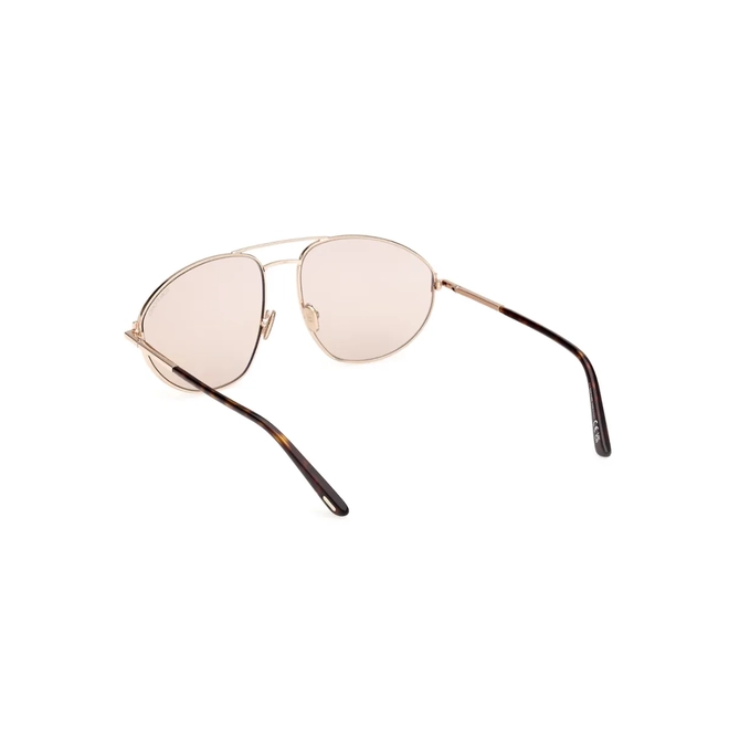 Óculos de Sol Tom Ford FT1095_6028E Metal Rose com lentes na cor Castanho Fotocromático 4