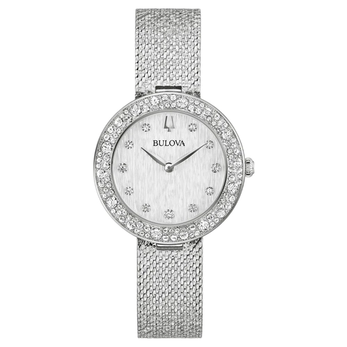 Relógio Bulova Crystal Feminino - 96L329N Prata