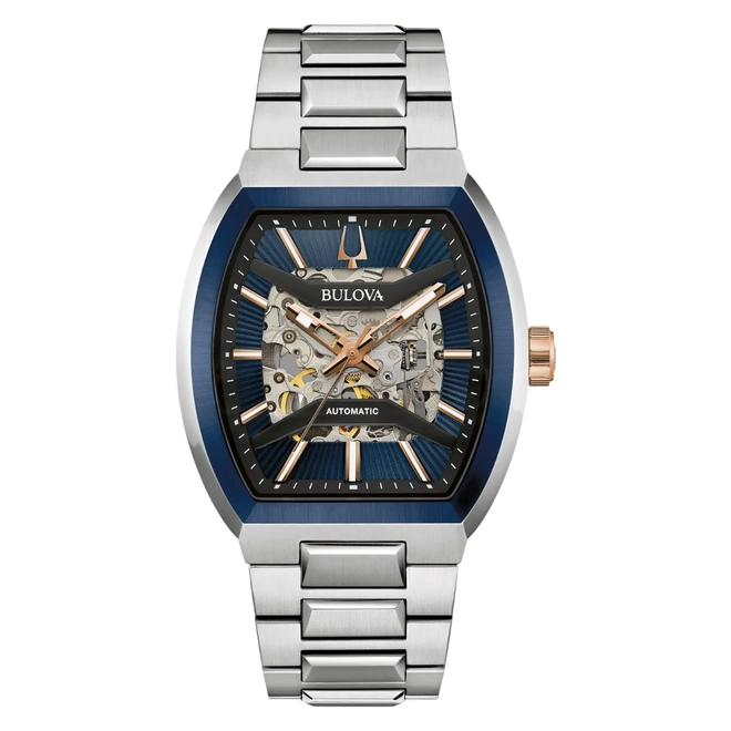 Relógio Bulova Maquina Automático - 98A319N Azul 1
