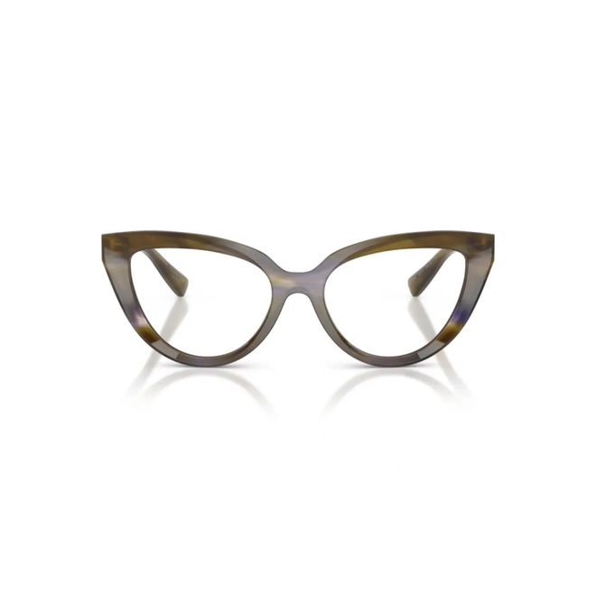 Óculos de Grau Dolce & Gabbana 0DG3414 3447 540 Acetato Verde Oliva Mesclado 2