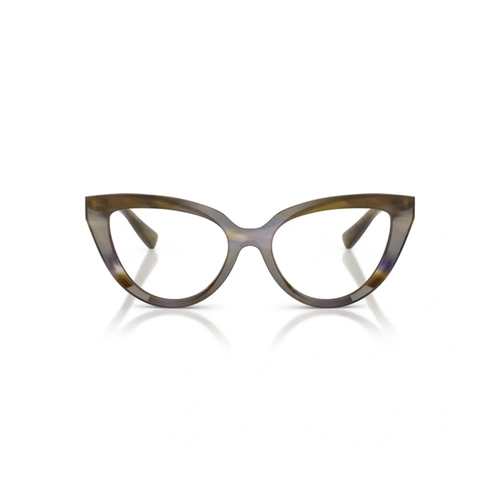 Óculos de Grau Dolce & Gabbana 0DG3414 3447 540 Acetato Verde Oliva Mesclado