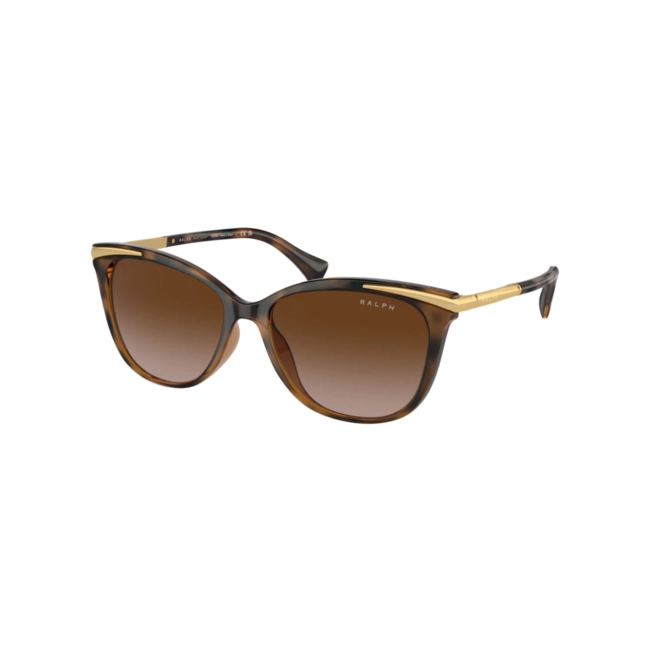 Óculos de Sol Ralph 0RA5309U 61491355 Acetato Marrom Mesclado com lentes na cor Marrom Degradê 1