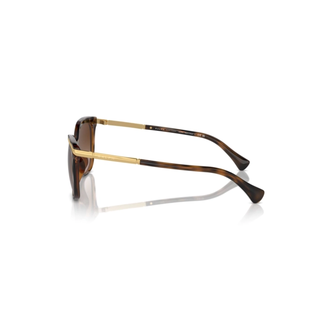 Óculos de Sol Ralph 0RA5309U 61491355 Acetato Marrom Mesclado com lentes na cor Marrom Degradê 3
