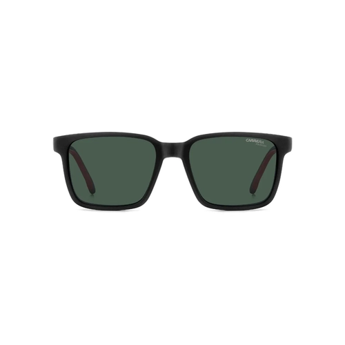 Óculos de Grau Carrera CA 8069/CS BLX 53UC Acetato Preto e Vermelho com Clip-On na cor Verde Polarizado