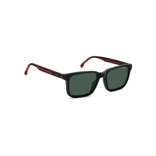Óculos de Grau Carrera CA 8069/CS BLX 53UC Acetato Preto e Vermelho com Clip-On na cor Verde Polarizado