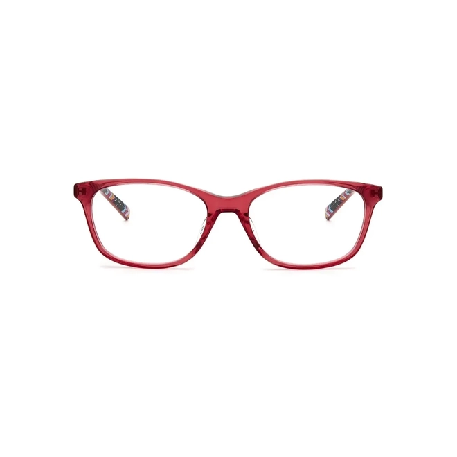 Óculos de Grau M Missoni MMI 0008 8CQ 5217 R Acetato Vermelho Transparente 2