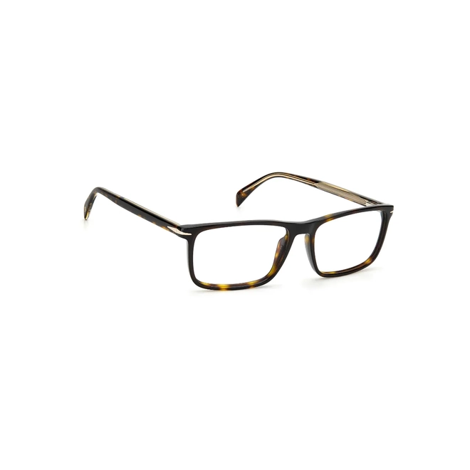 Óculos de Grau David Beckham DB 1019 086 5716 R Acetato Marrom Mesclado 3