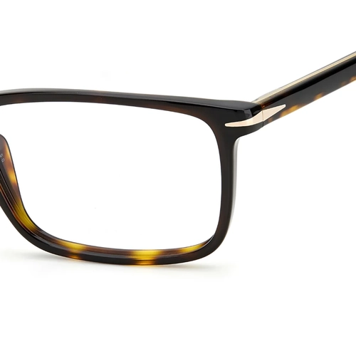 Óculos de Grau David Beckham DB 1019 086 5716 R Acetato Marrom Mesclado