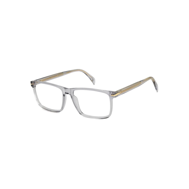 Óculos de Grau David Beckham DB 1020 KB7 5817 R Acetato Cinza Transparente 1