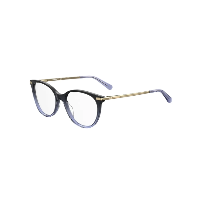 Óculos de Grau Love Moschino MOL570 1X2 5217 R Acetato Preto e Lilás 1