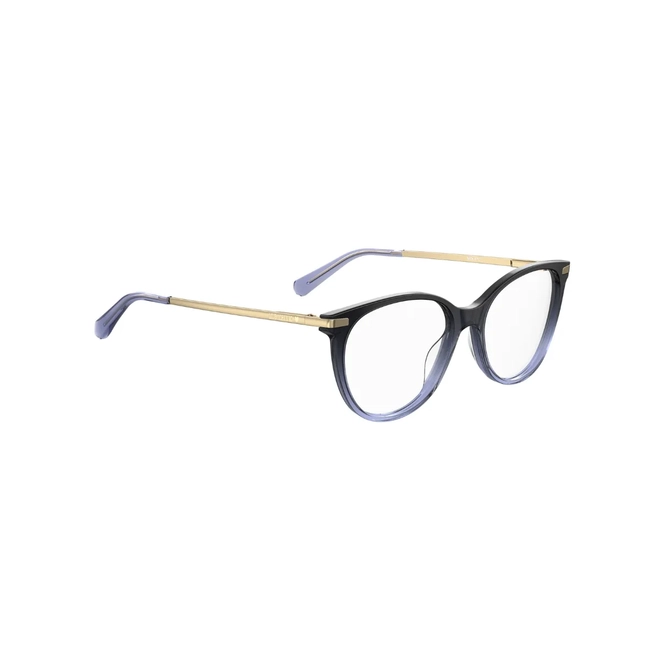 Óculos de Grau Love Moschino MOL570 1X2 5217 R Acetato Preto e Lilás 3