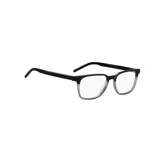 Óculos de Grau Hugo Boss HG 1130 08A 5217 R Acetato Preto e Cinza 3