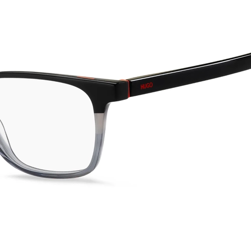 Óculos de Grau Hugo Boss HG 1130 08A 5217 R Acetato Preto e Cinza