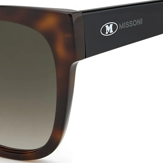Óculos de Sol M Missoni MMI 0070/S 581 55HA S Acetato Marrom Mesclado com lentes na cor Marrom Degradê 3