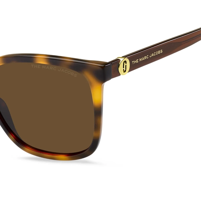Óculos de Sol Marc Jacobs MARC 582/S ISK 5670 S Acetato Marrom Mesclado com lentes na cor Marrom 4