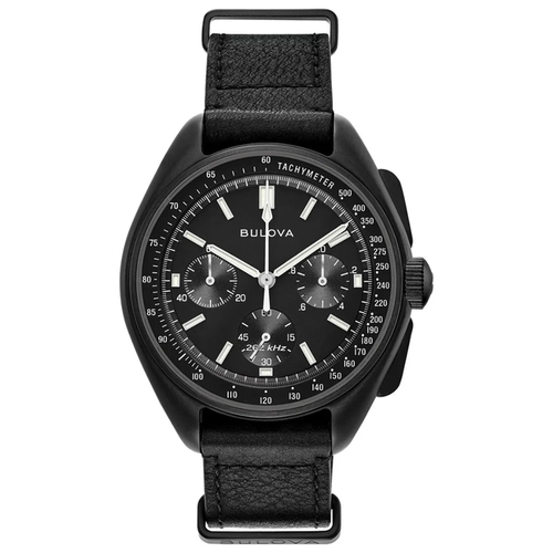 Relógio Bulova Archive Series Lunar Pilot Precisionist - 98A186N Preto