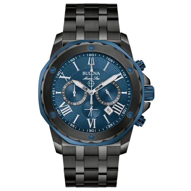 Relógio Bulova Marine Star Cronógrafo Masculino - 98B410N Azul 1