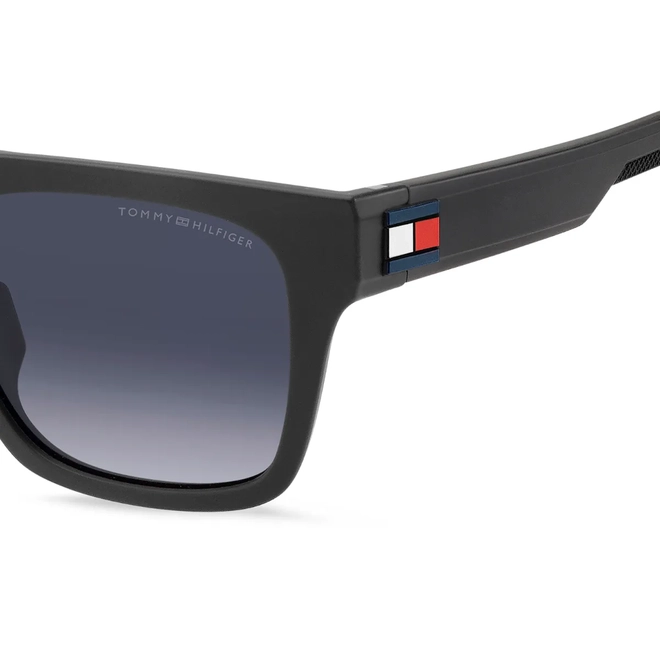Óculos de Sol Tommy Hilfiger TH 1976/S FRE 529O S Poliamida Cinza Fosco com lentes na cor Cinza Degradê 4