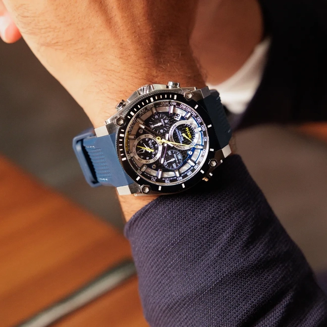 Relógio Bulova Precisionist X Cronógrafo Masculino - 98B413N Azul 2