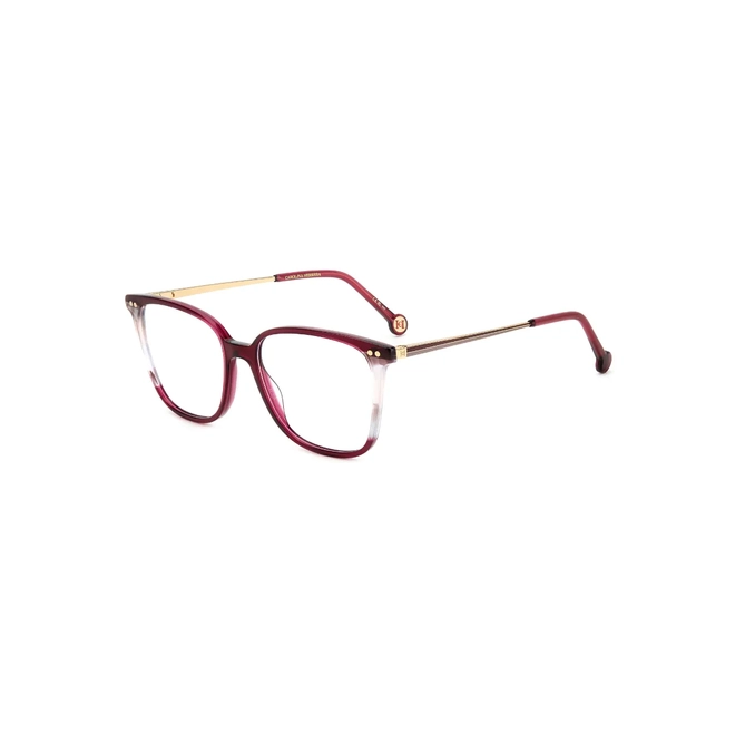 Óculos de Grau Carolina Herrera HER 0165 YDC 5316 R Acetato Bordô Mesclado 1