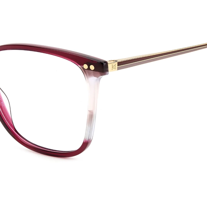 Óculos de Grau Carolina Herrera HER 0165 YDC 5316 R Acetato Bordô Mesclado 4
