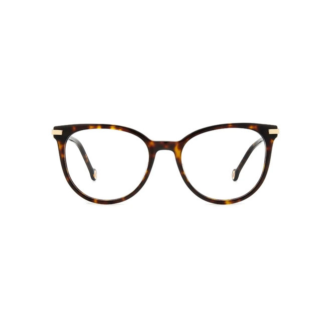 Óculos de Grau Carolina Herrera HER 0156 086 5318 R Acetato Marrom Mesclado 2