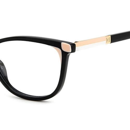 Óculos de Grau Carolina Herrera HER 0163 KDX 5115 R Acetato Preto e Nude