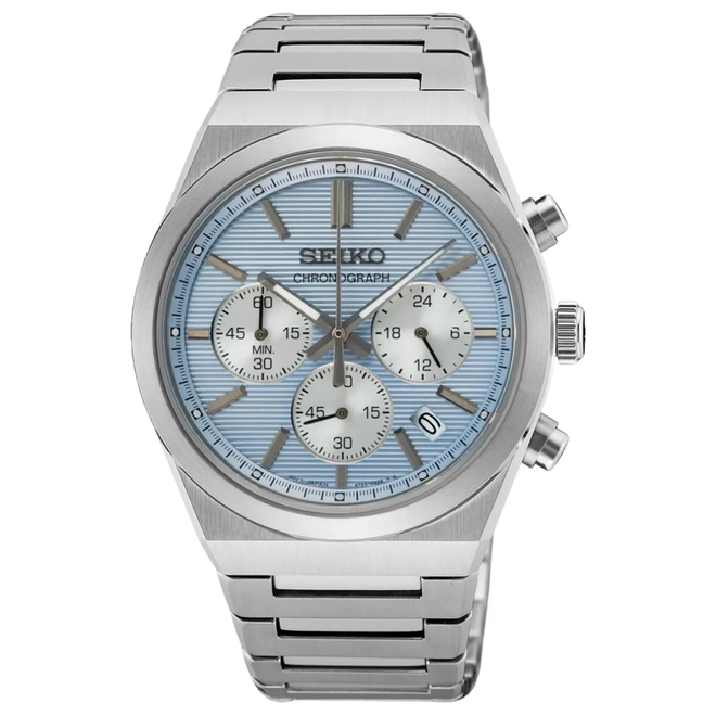 Relógio Seiko Cronograph Masculino - SSB459B1 A1SX Azul 1
