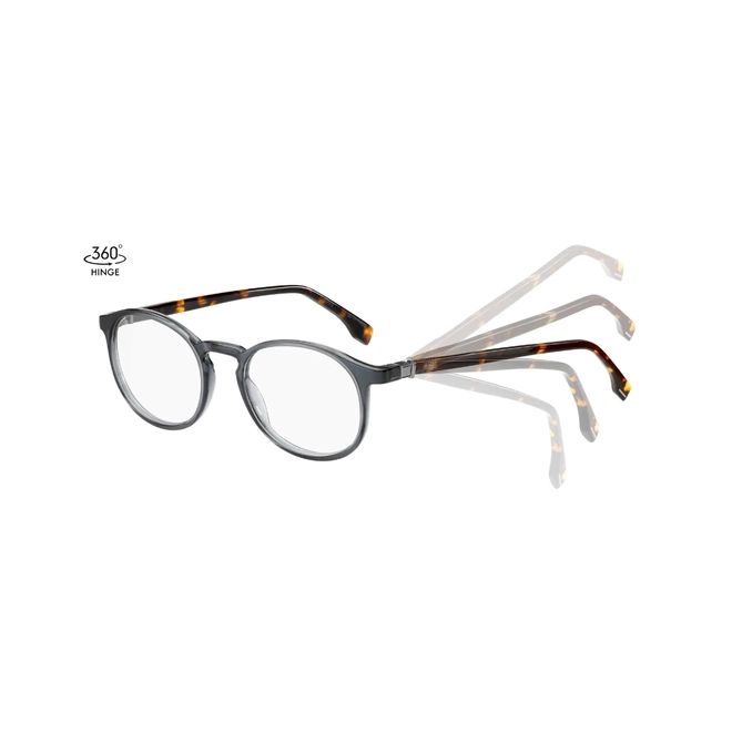 Óculos de Grau Hugo BOSS 1572 ACI 5021 R Acetato Cinza 5