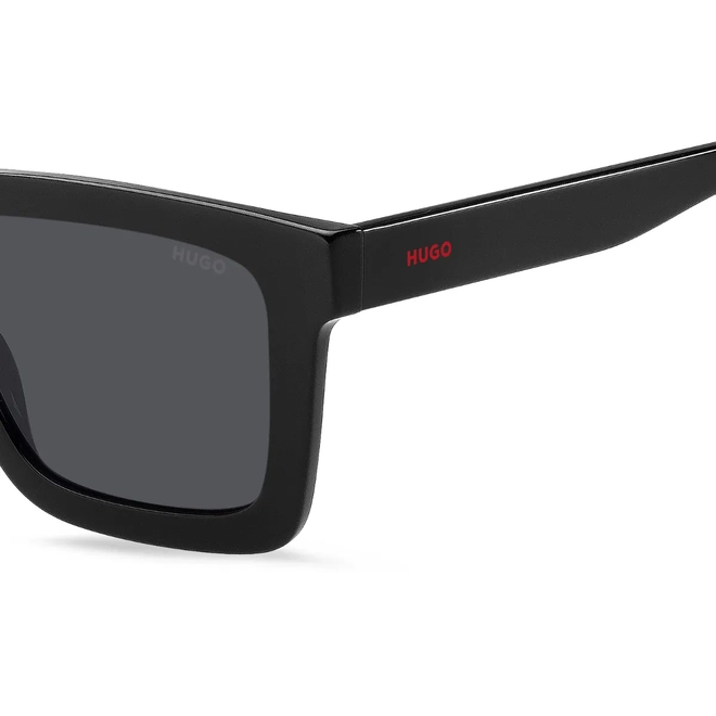 Óculos de Sol Hugo Boss HG 1259/S 807 51IR S Acetato Preto com lentes na cor Cinza 4
